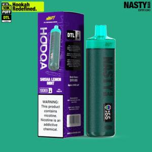 nasty-hooqa-dfr10ki-shisha-lemon-mint-malaysia-001 NASTY Hooqa DFR10Ki Shisha Lemon Mint 💨 ‣ Disposable Vape👍