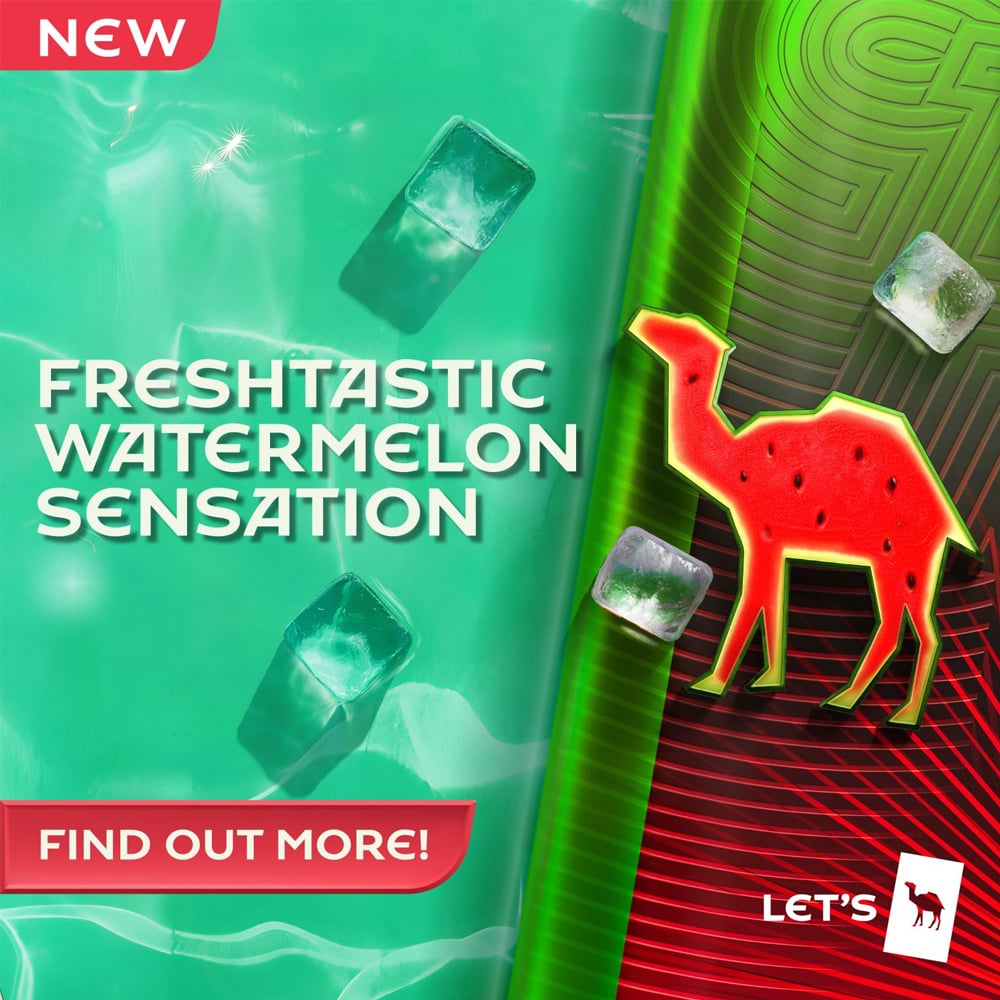 Camel Ice Red (Watermelon) 🍂 ‣ Worldwide 🚀 ‣ Only 3€ 👍